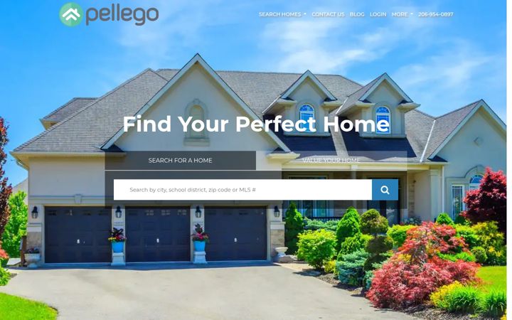 Screenshot of bellevueandseattlehomes.com