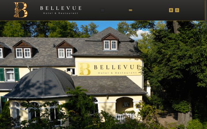 Screenshot of bellevuehotel.de