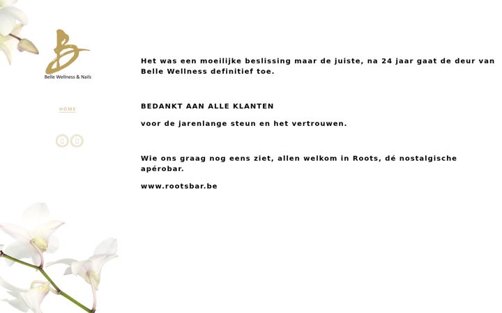 Ekraanipilt saidist bellewellness.be