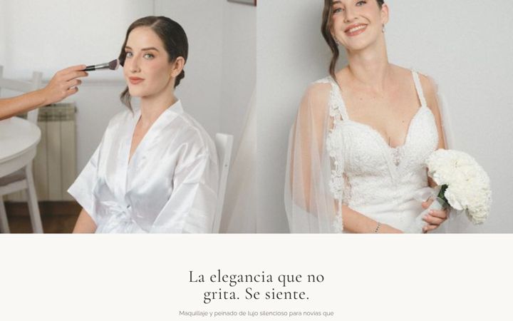 Screenshot of bellezadenovias.com