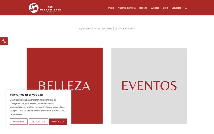 Screenshot of bellezayeventos.com