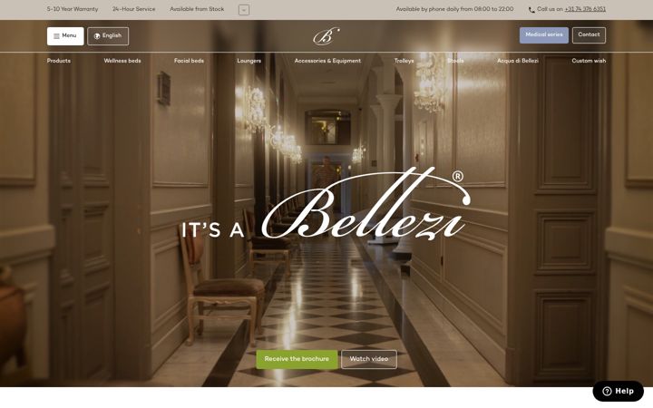 Screenshot of bellezi.com