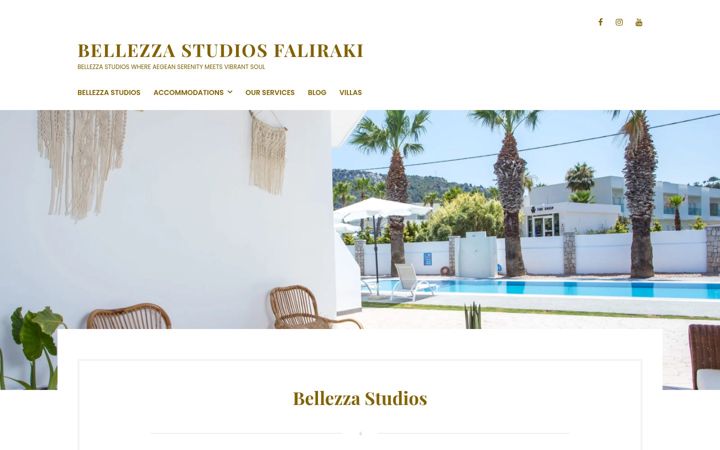 Screenshot of bellezza-studios.com