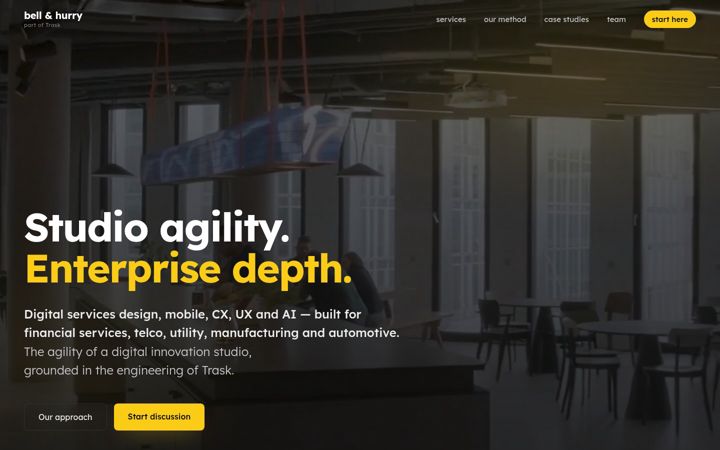 Screenshot of bellhurry.com