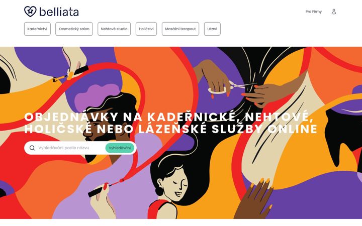 Screenshot of belliata.cz