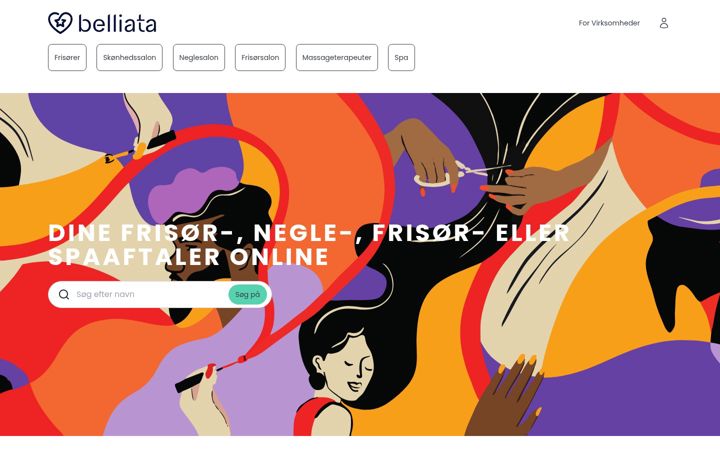 Screenshot of belliata.dk