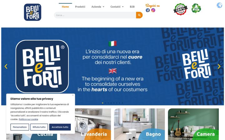 Screenshot of bellieforti.com