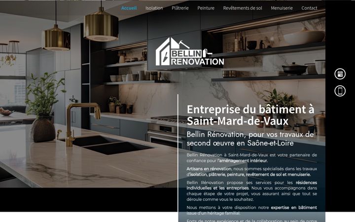 Screenshot of bellin-renovation.fr