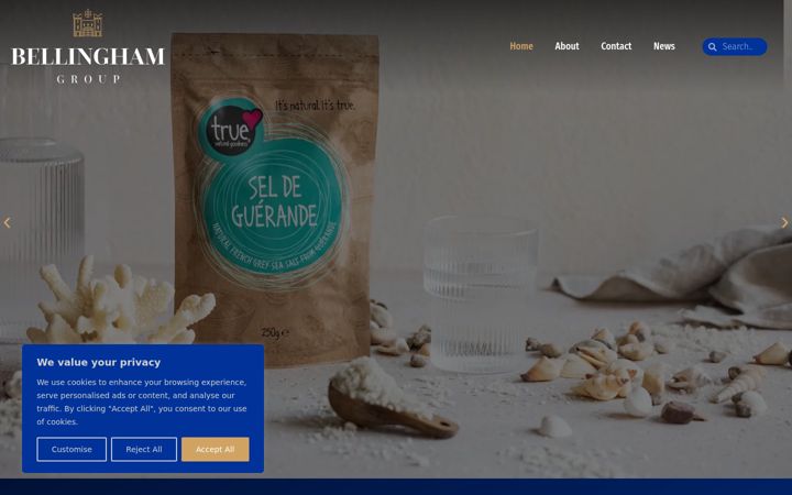 Screenshot von bellinghamgroup.ie