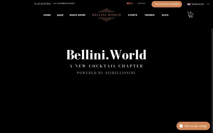 Screenshot of bellini.world