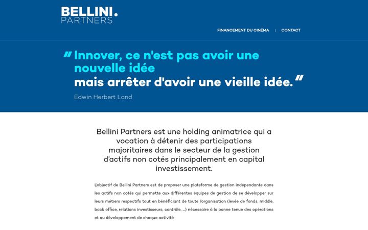 Screenshot of bellinipartners.com