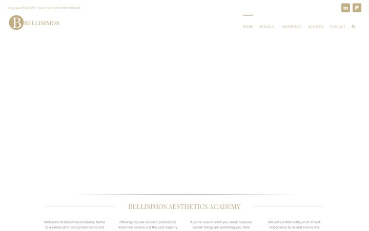 Screenshot of bellisimos.co.uk