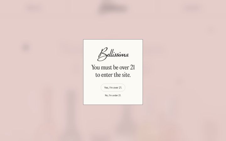 Screenshot of bellissimaprosecco.com
