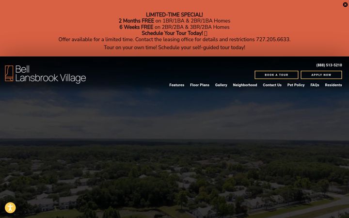 Screenshot of belllansbrookvillage.com