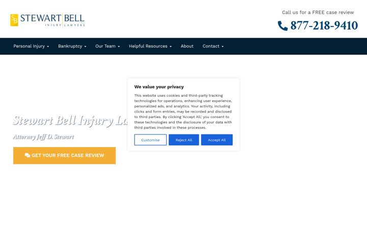 Screenshot of belllaw.com