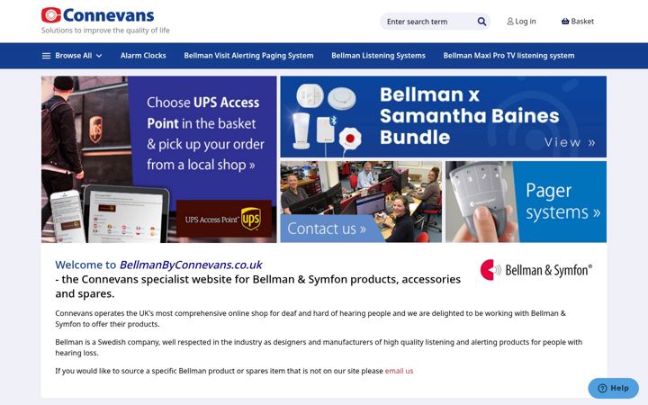 Screenshot stránky bellmanbyconnevans.co.uk