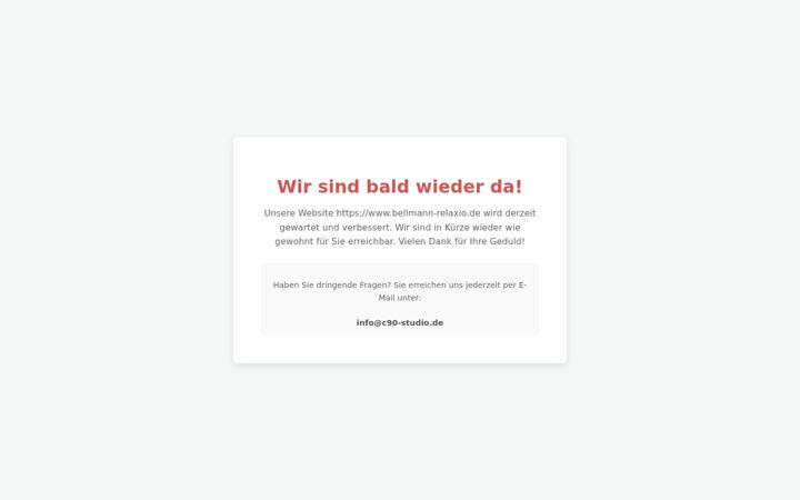 Screenshot of bellmann-relaxio.de