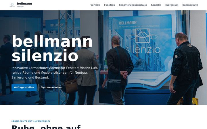 Screenshot of bellmann-silenzio.de