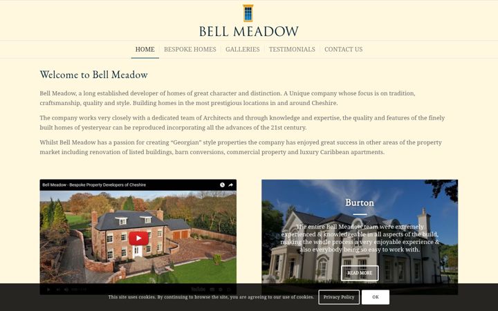 Screenshot of bellmeadow.com