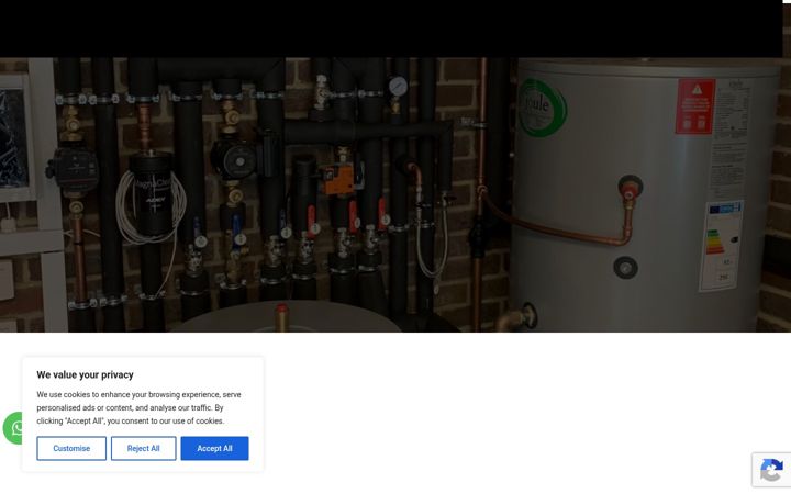 Screenshot stránky bellmoreplumbing.co.uk