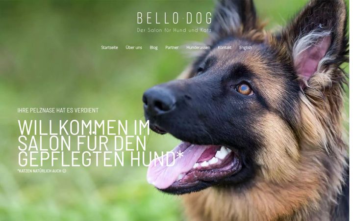 Screenshot of bello.dog