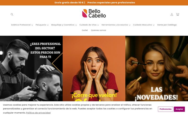 Zrzut ekranu bellocabello.es