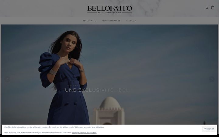 Screenshot of bellofatto.fr