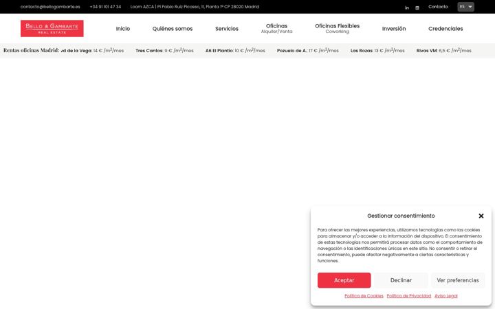 Screenshot of bellogambarte.es