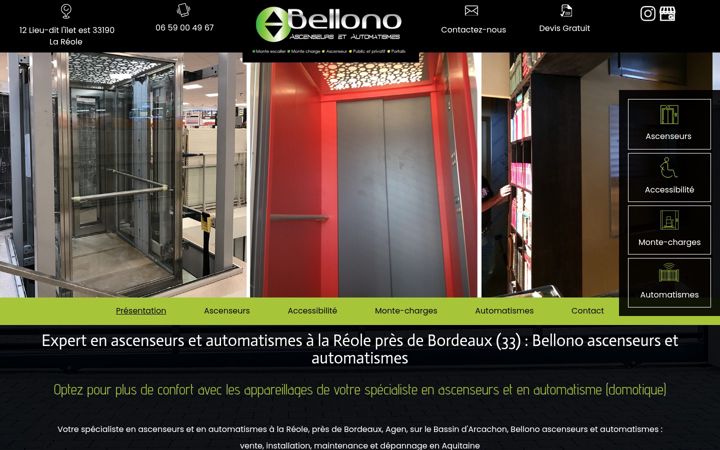 Snímek obrazovky bellono-ascenseurs-aquitaine.fr