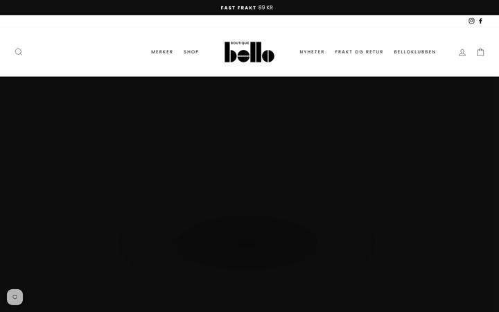 Screenshot of belloshop.no