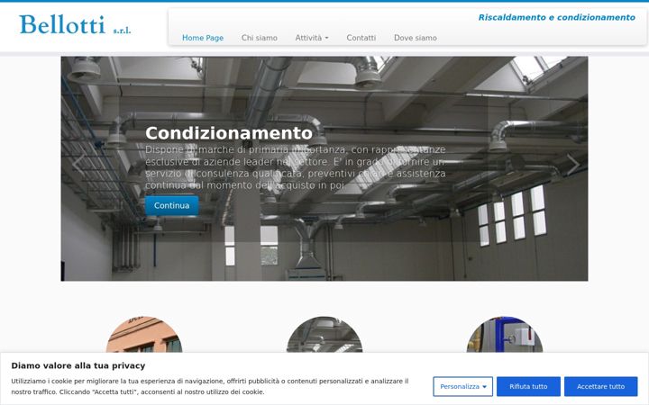 Screenshot of bellottisrl.net