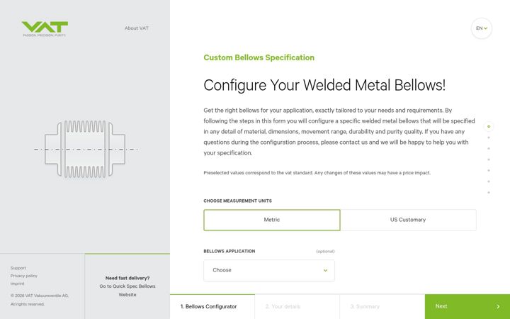 bellows-configurator.com