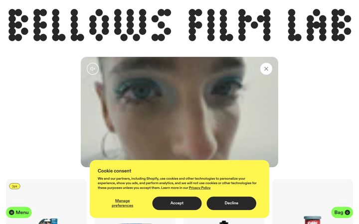 Screenshot of bellowsfilmlabatl.com