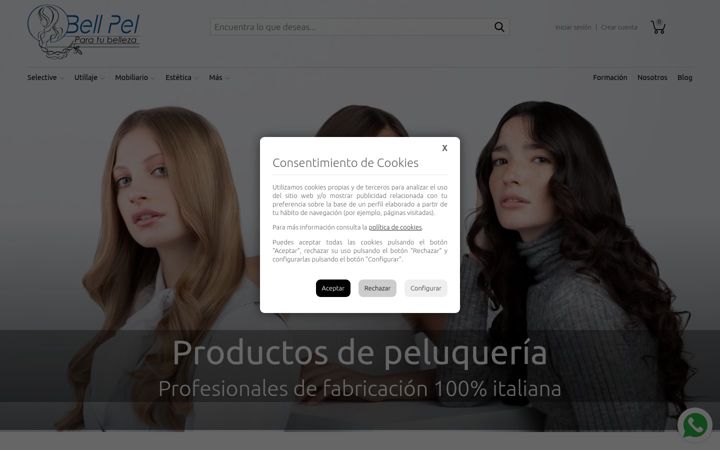 Screenshot of bellpel.es