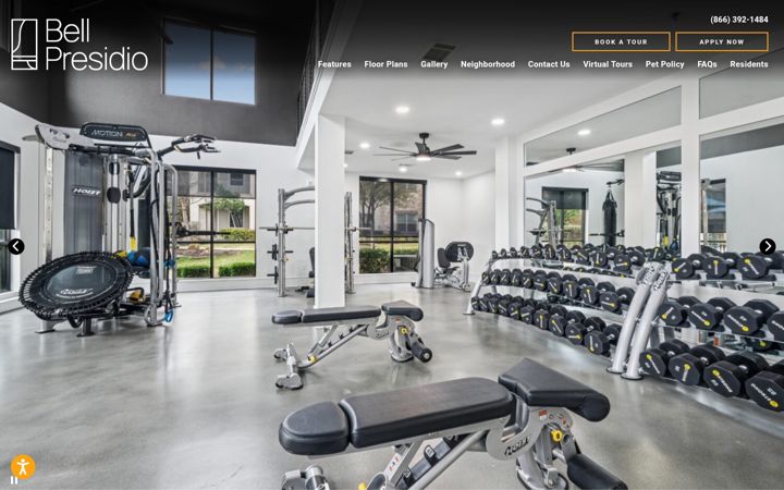 Screenshot of bellpresidio.com