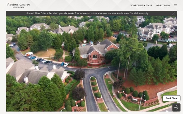 Screenshot of bellprestonreserve.com
