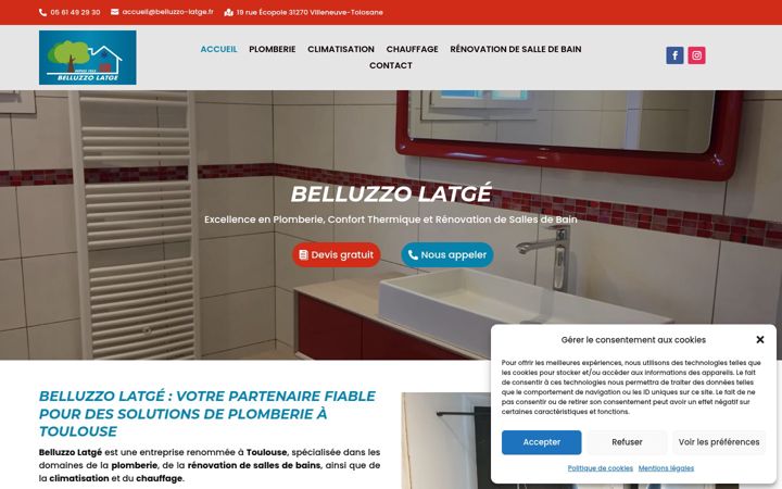 Snímek obrazovky belluzzo-latge31.fr