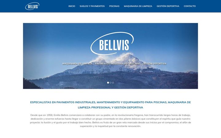 Screenshot of bellvis.net