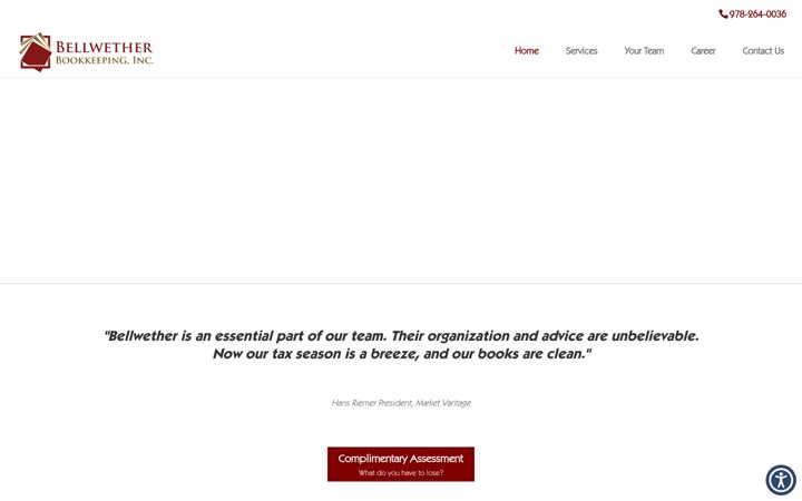 Screenshot of bellwetherbk.com