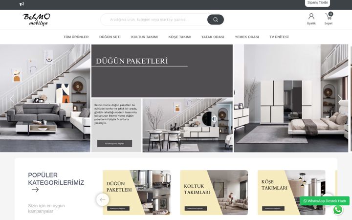 Screenshot of belmohome.com