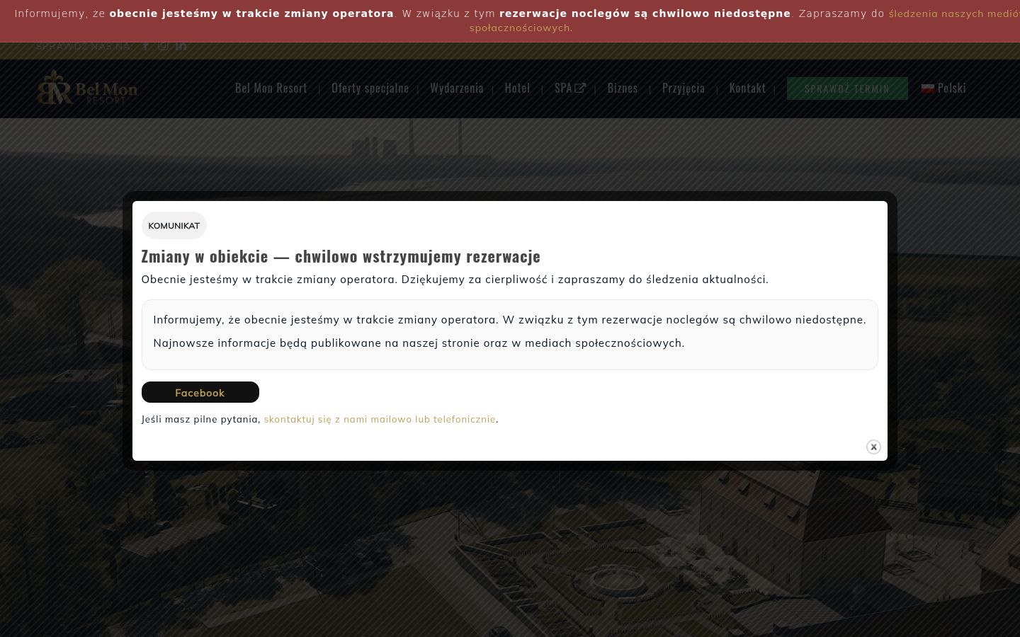 Captura de pantalla del banner de consentimiento mostrado antes de cualquier interacción
