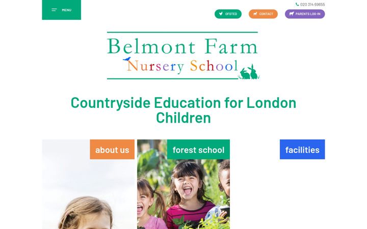 Snímek obrazovky belmontfarmnurseryschool.co.uk