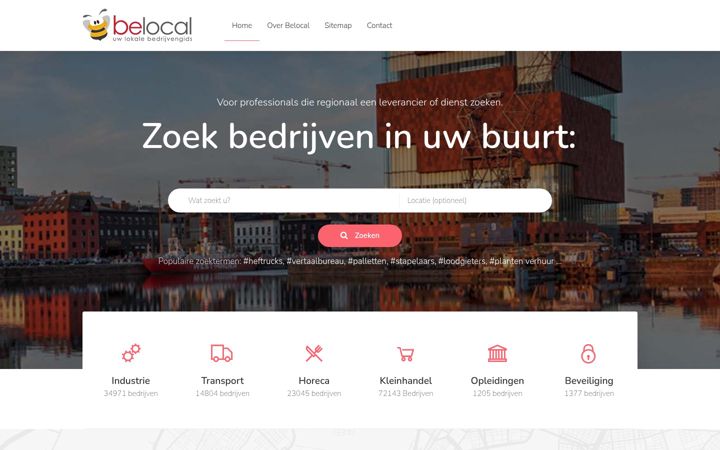 Screenshot of belocal.be
