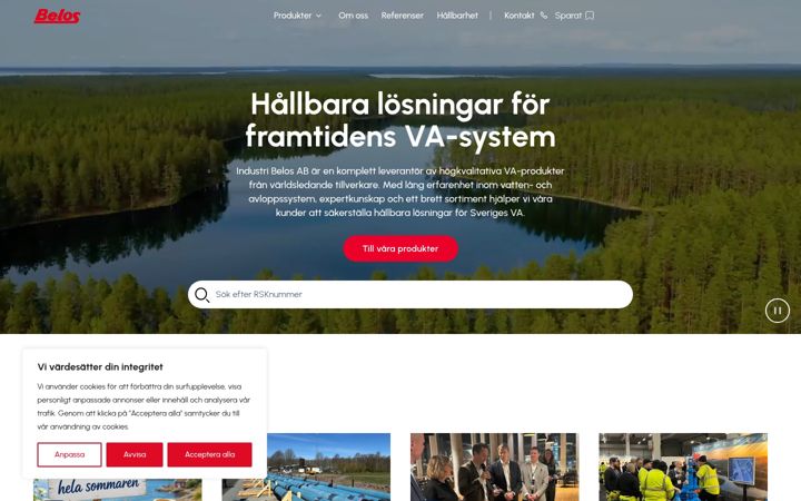Screenshot of belos.se