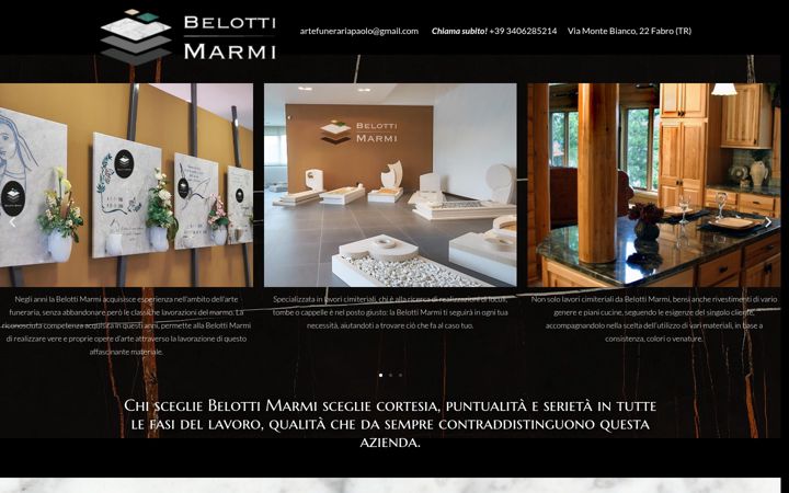 Screenshot of belottimarmi.it