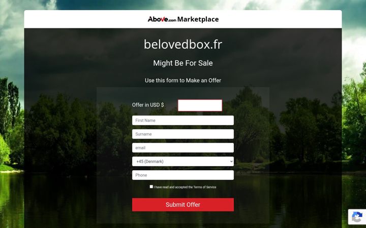 Screenshot of belovedbox.fr
