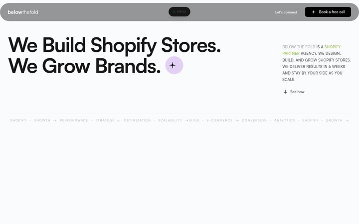 Screenshot of belowthefold.gr