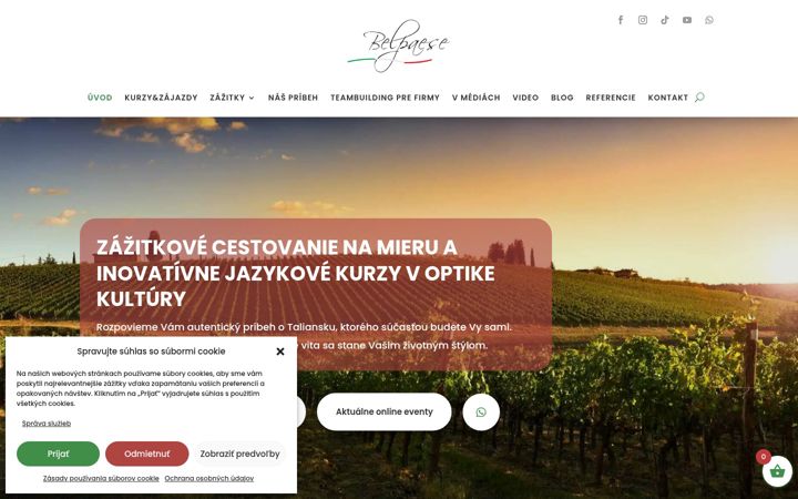 Screenshot di belpaese.sk