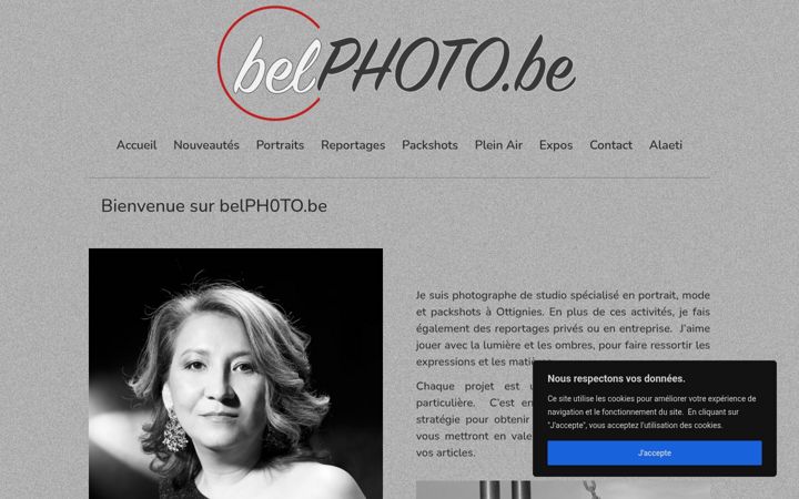 Ekraanipilt saidist belphoto.be