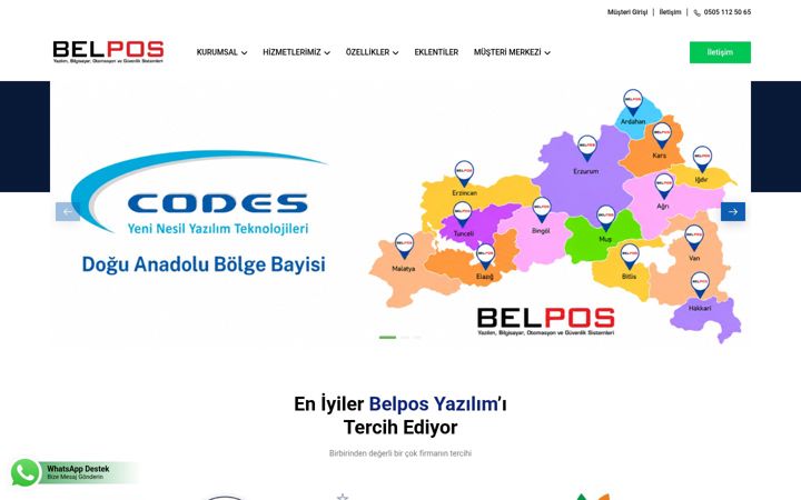Screenshot of belpos.com